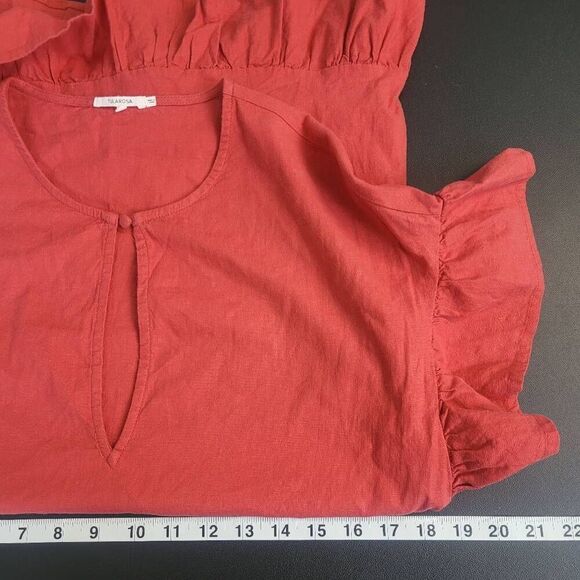 Tularosa Red Ruffle Mini Dress - Picture 7 of 8